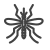 Black and white line drawing icon of a Mosquito